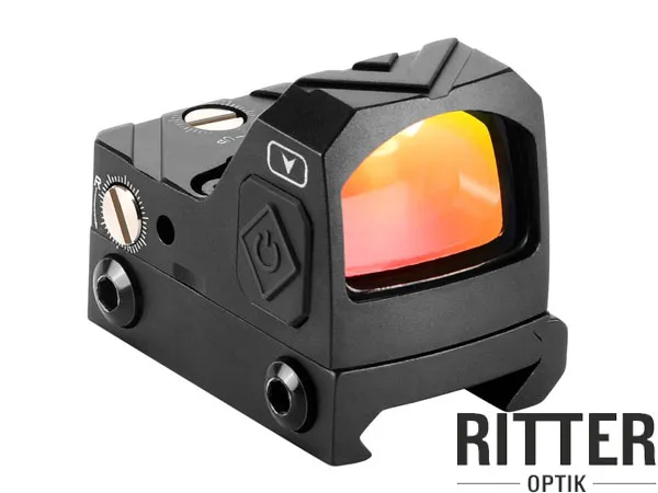 Reflexvisier V-VISION III RMR IPSC Mikro Red Dot 2 MOA Leuchtpunkt mit Picatinny Montage - VVIII-RMS-2